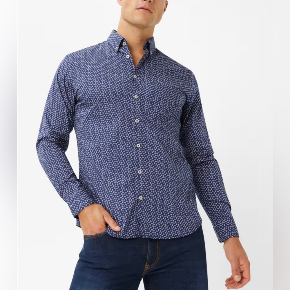 Brax Feel Good Daniel P Hi-Flex Modern Fit Shirt long sleeve XL 43/44